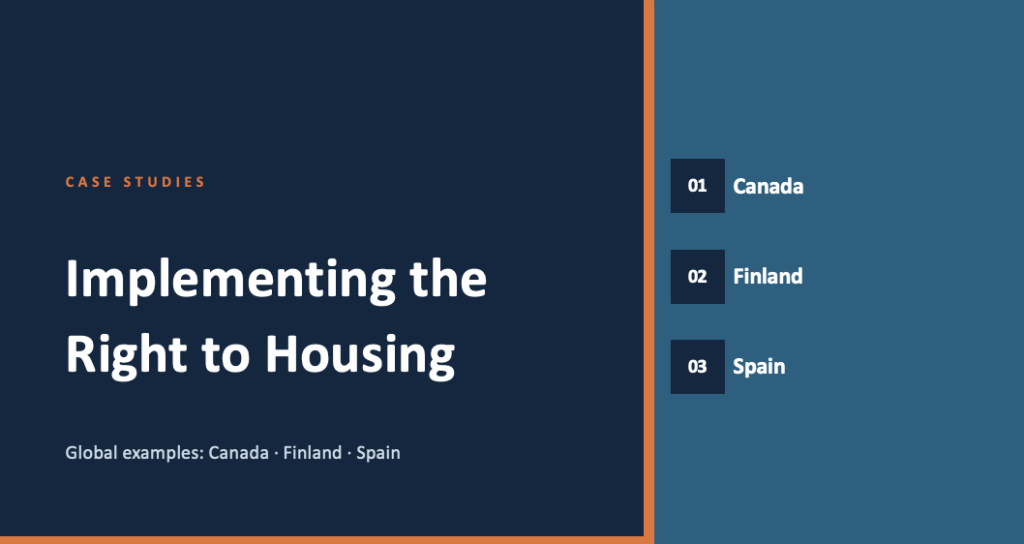 The Right to Housing in Practice